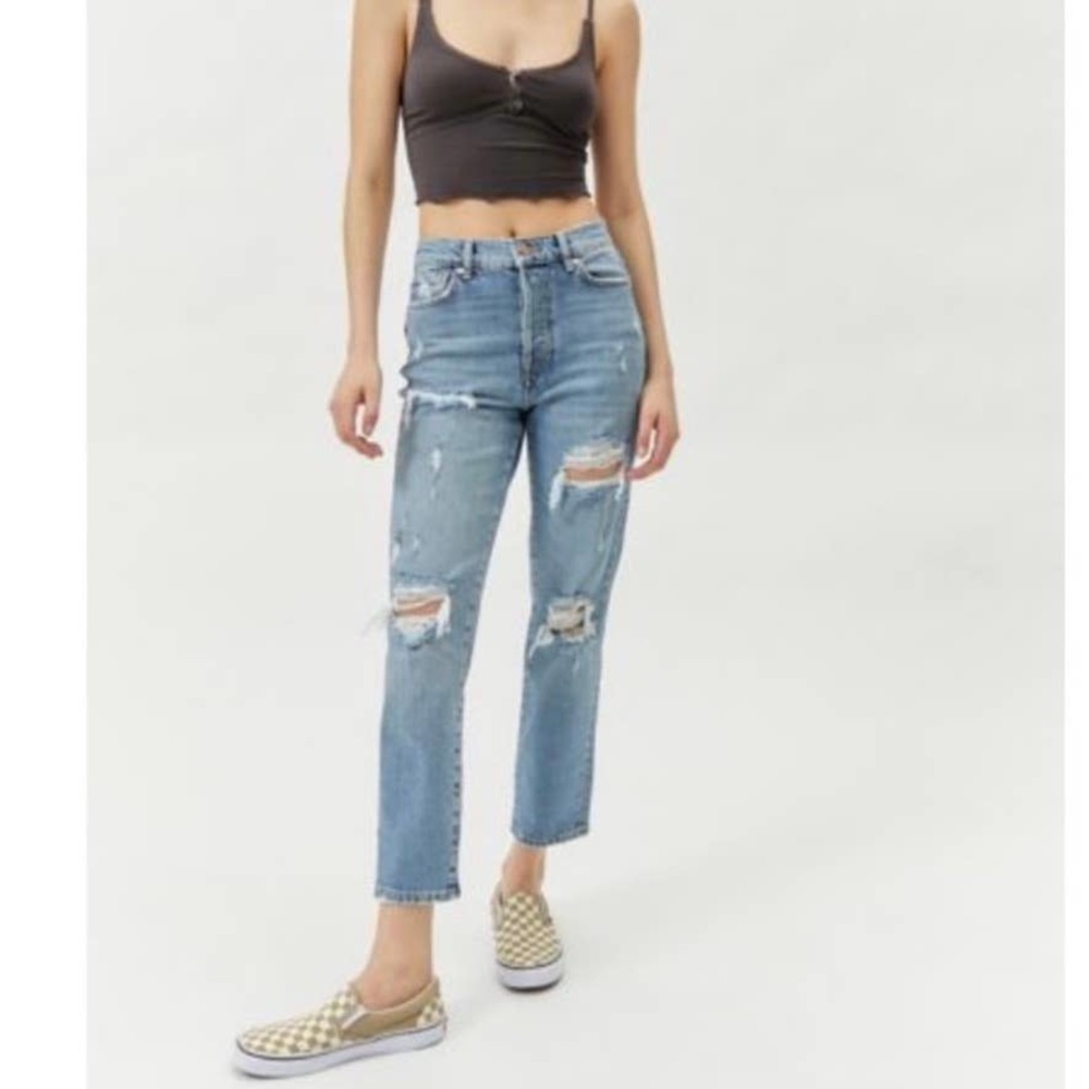 BDG High Rise Slim Straight Jeans